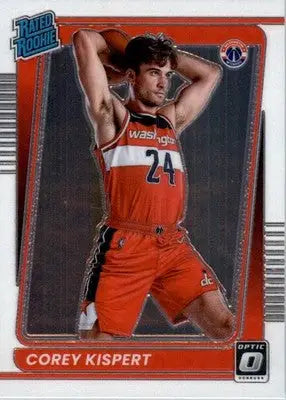 Corey Kispert - 2021-22 Donruss Optic - #183 - RC Basketball - Basketball Card Single
