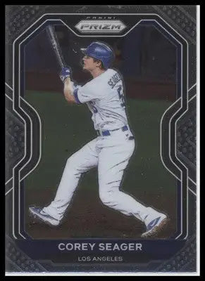 Corey Seager 2021 Panini Prizm #100 Los Angeles Dodgers - Baseball Card Single