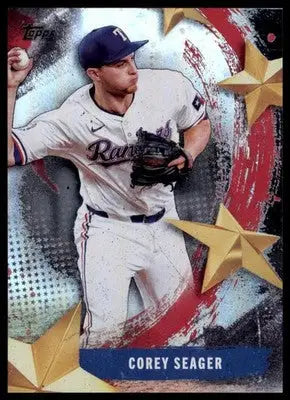 Corey Seager 2025 Topps Stars of MLB #SMLB-14 Texas Rangers - Baseball Card Single