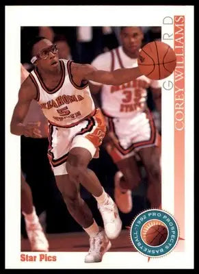 Corey Williams 1992 Star Pics #87 Oklahoma State Cowboys - Basketball Card Single