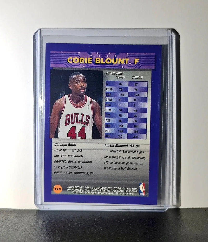 Corie Blount 1994-95 Topps Finest #174 Basketball Card