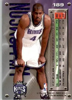 Corliss Williamson - 1995-96 Metal - #189 - RC Basketball - Basketball Card Single