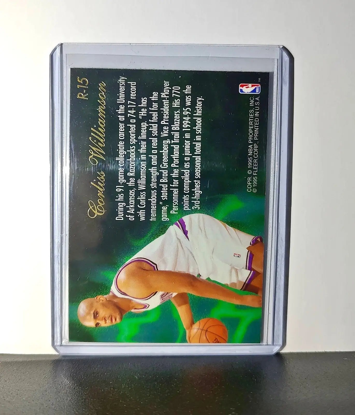 Corliss Williamson Rookie 1995-96 Flair NBA #R-15 Class of ’95