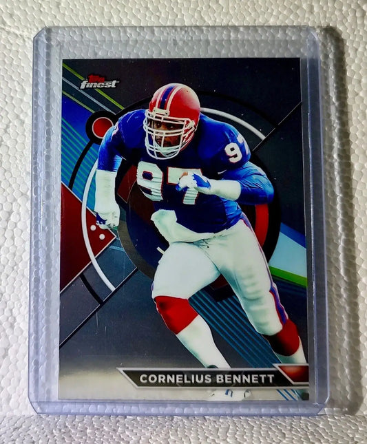 Cornelius Bennett 2023 Topps Finest NFL #156 NFL Football Card Buffalo Bills - Football Card Single
