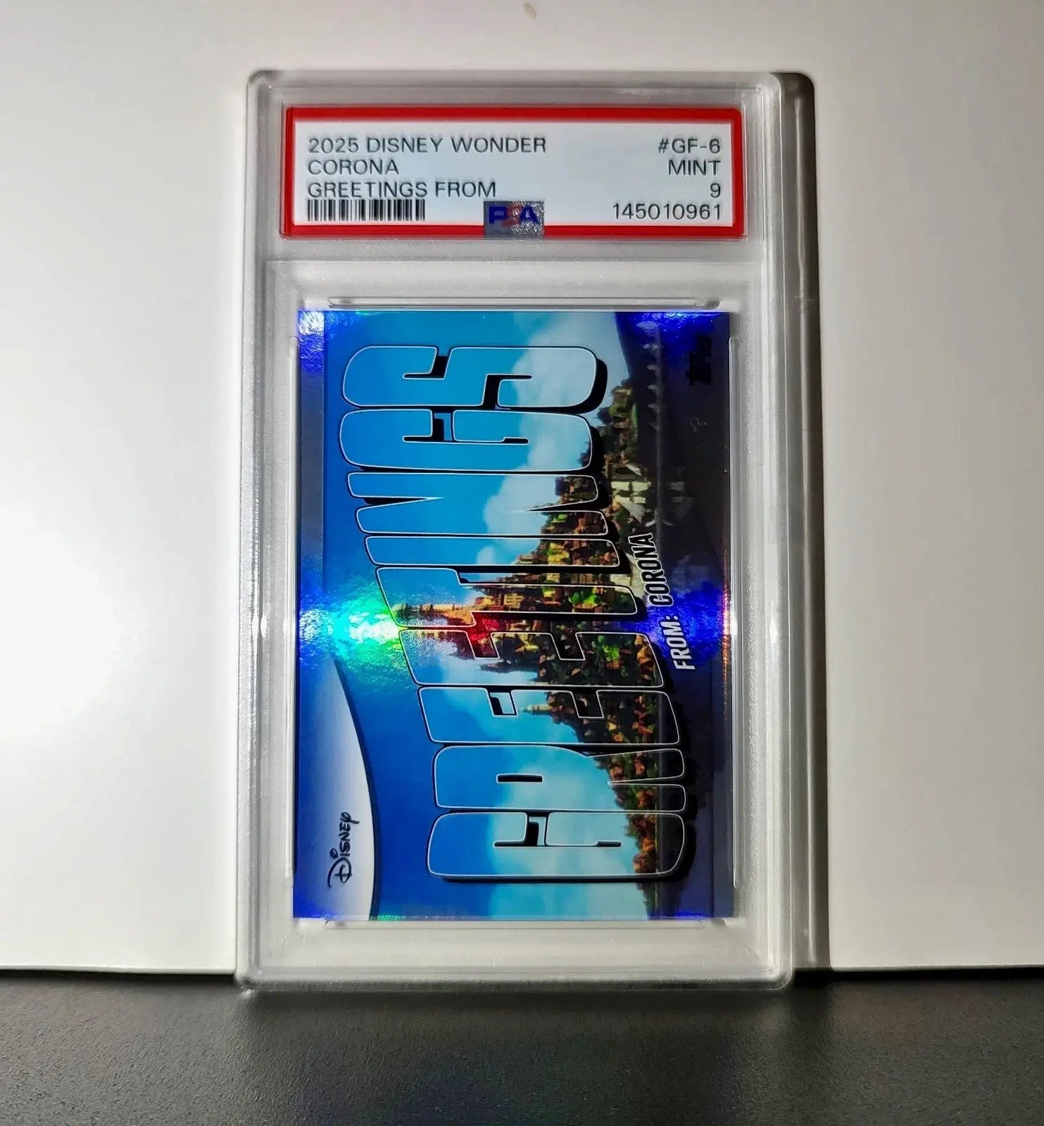 Corona 2025 Topps Disney Wonder #GF-6 Greetings From Card Tangled PSA 9 - Non-Sports Card Single