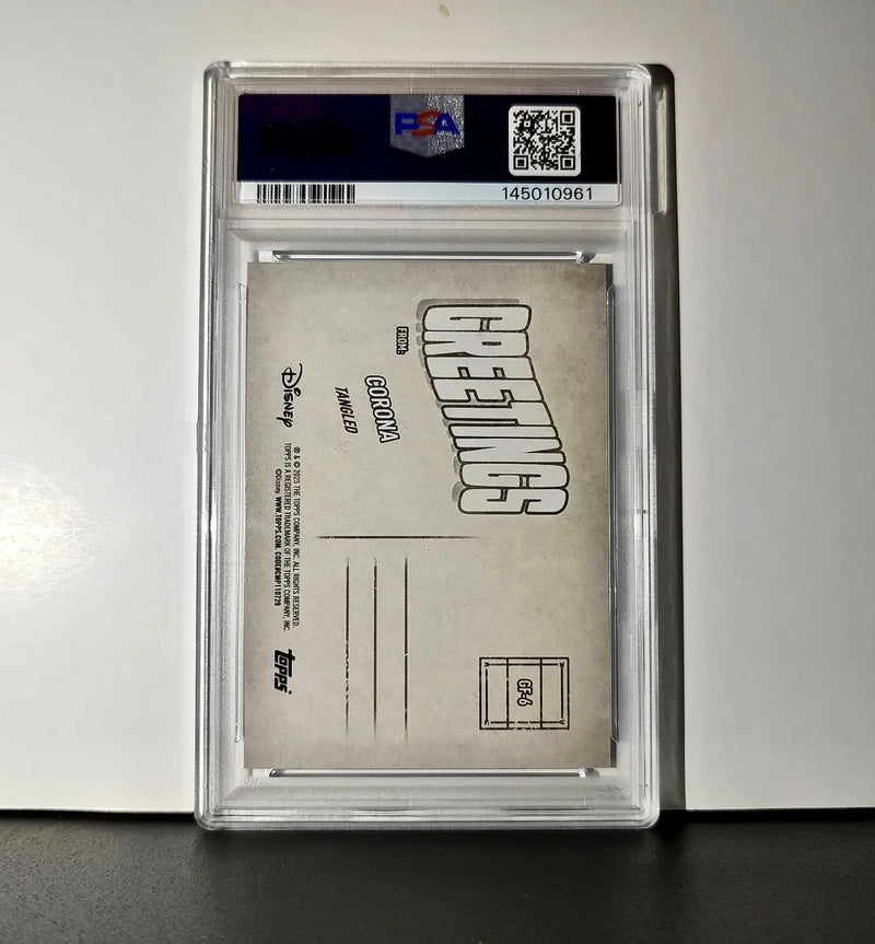 Corona 2025 Topps Disney Wonder #GF-6 Greetings From Card Tangled PSA 9 - Non-Sports Card Single