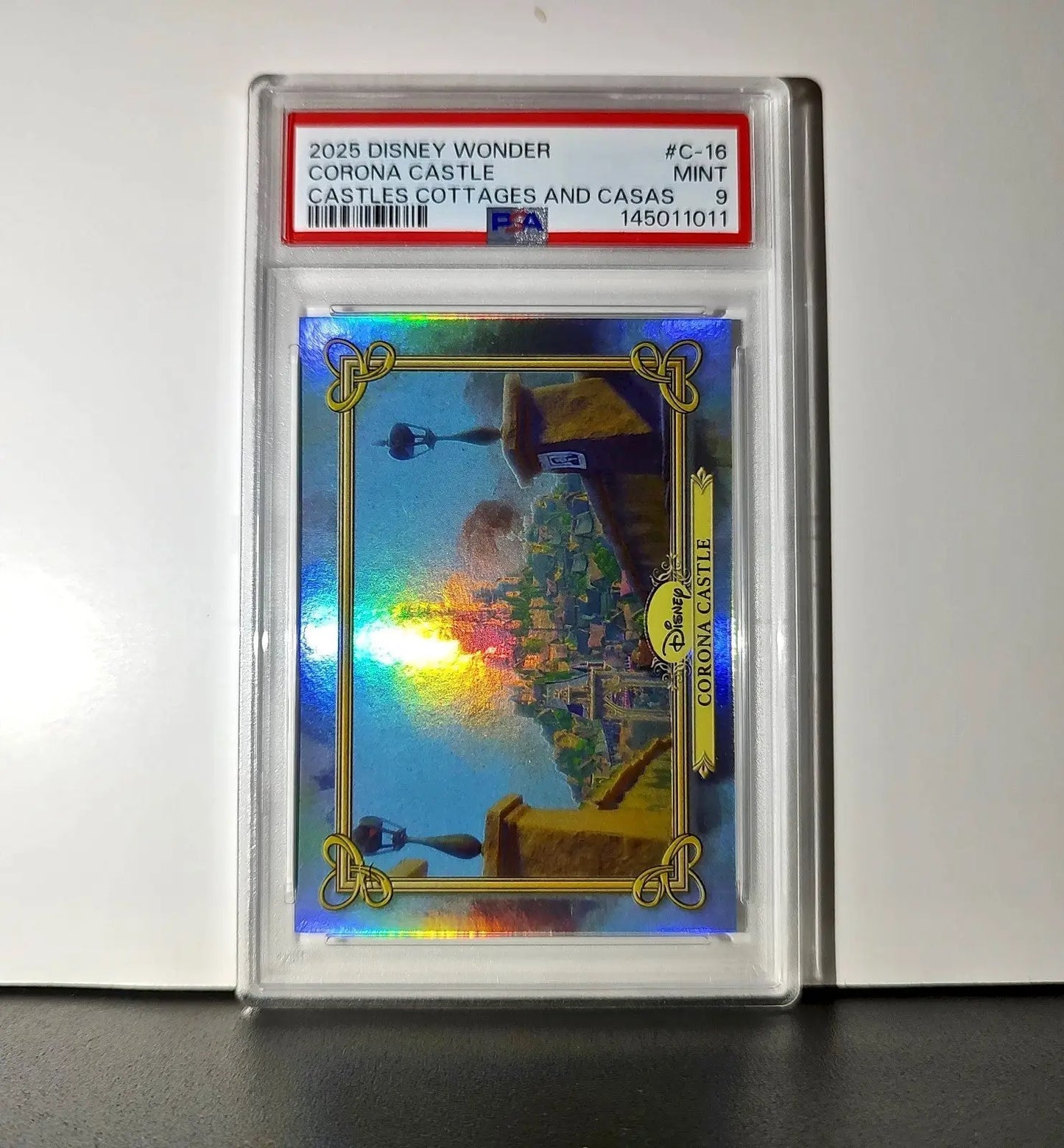 Corona Castle T2025 Topps Disney #C-16 Card Tangled PSA 9 - Non-Sports Card Single