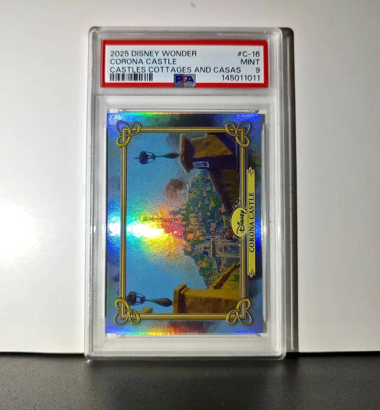 Corona Castle T2025 Topps Disney #C-16 Card Tangled PSA 9 - Non-Sports Card Single