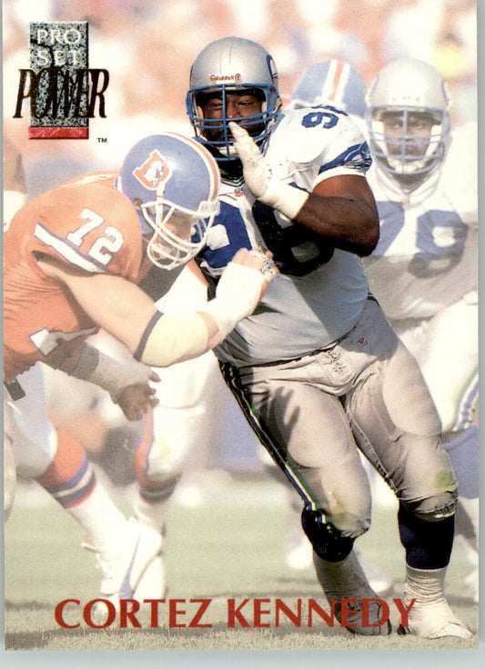 Cortez Kennedy - 1992 Pro Set Power - #196 - Football - Football Card Single