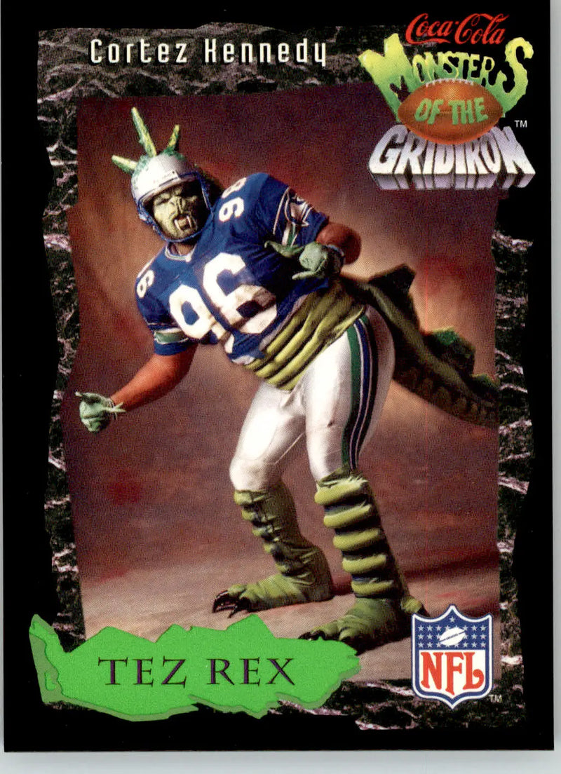 Cortez Kennedy - 1994 Coca-Cola Monsters of the Gridiron - #28 - Football - Football Card Single