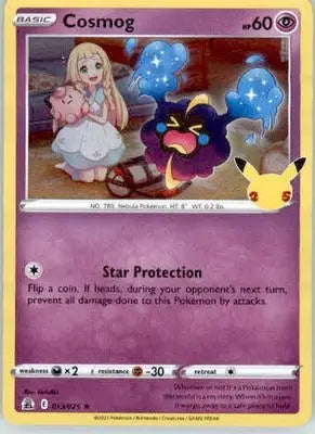 Cosmog - Celebrations - 013/025 - Holo NM - Pokémon Card Single