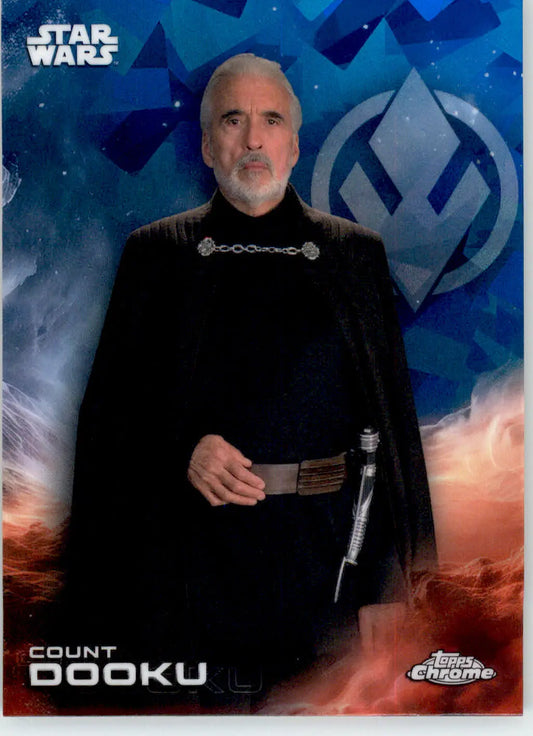 Count Dooku - 2025 Topps Chrome Sapphire Edition Star Wars - #27 - Non_sport - Star Wars Card Single