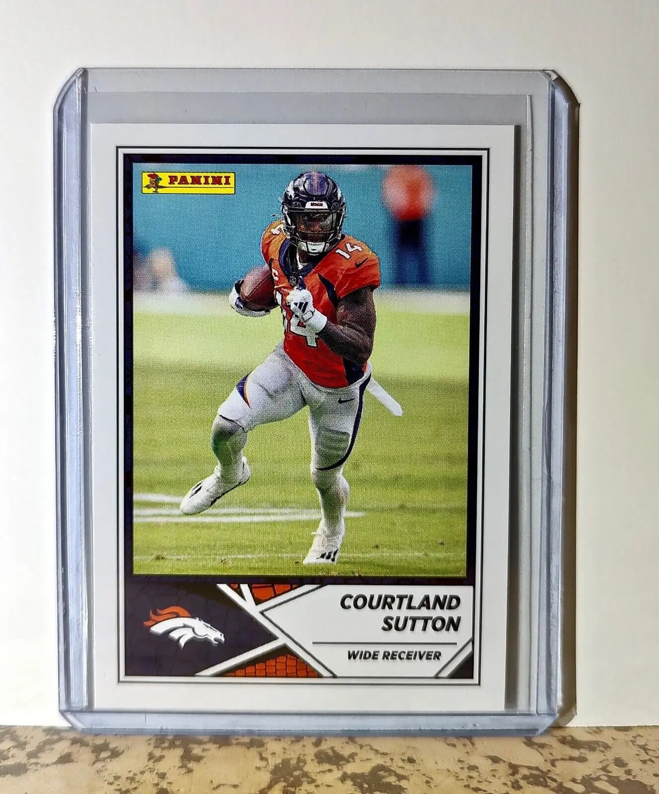 Courtland Sutton 2024 Panini NFL #3 Sticker Card Denver Broncos - Football Card Single