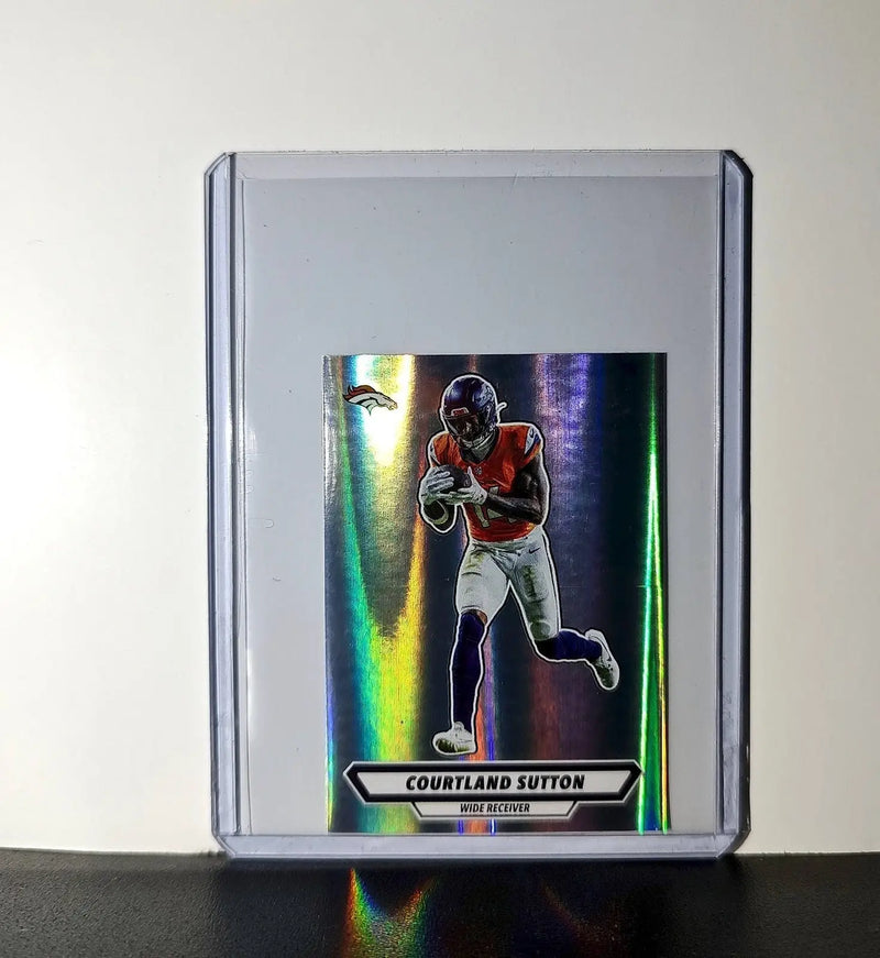 Courtland Sutton 2025 Panini NFL #231 Foil Sticker Denver Broncos