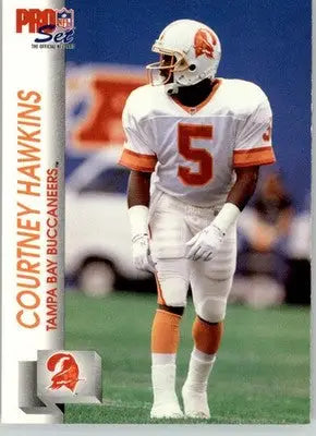 Courtney Hawkins - 1992 Pro Set - #668 - RC Football - Football Card Single