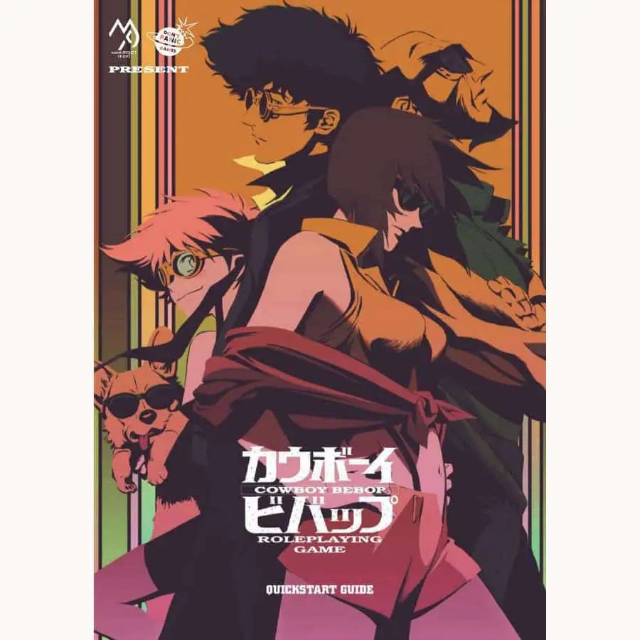 Cowboy Bebop RPG Quickstart guide showcasing gameplay essentials for Bebop RPG quickstart