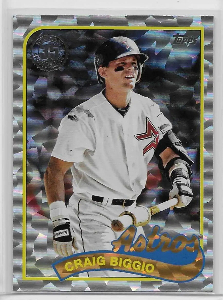 Craig Biggio 2024 Topps Series 2 Silver Foilboard 1989 Topps #89B2-12 1511 - Baseball Card Single