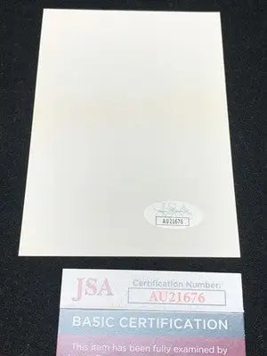 Craig Biggio Builders Square 3x5 AUTO 1994 Houston Astros Team Issue Signed JSA - Baseball Card Single