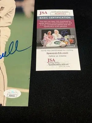 Craig Biggio Jeff Bagwell Dual Signed Autographed 8x10 Photo Houston Astros JSA - Sports Memorabilia