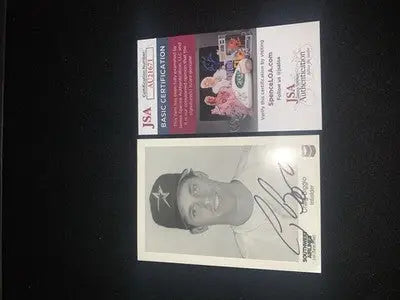 Craig Biggio Southwest Airlines Chevron 3x5 AUTO 1994 Houston Astros Signed JSA - Sports Memorabilia