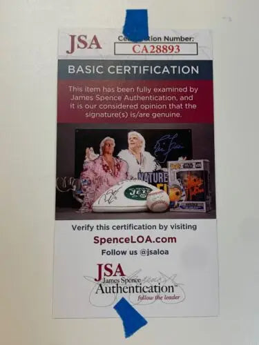 JSA authentication certificate for Craig Biggio Wall Display featuring Houston Astros memorabilia