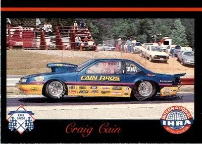 Craig Cain - 1989 Checkered Flag IHRA - #54 - Racing - Racing Card Single