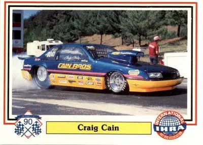 Craig Cain - 1990 Checkered Flag IHRA - #86 - Racing - Racing Card Single