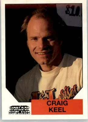 Craig Keel - 1990 World of Outlaws - #43 - Racing - Racing Card Single