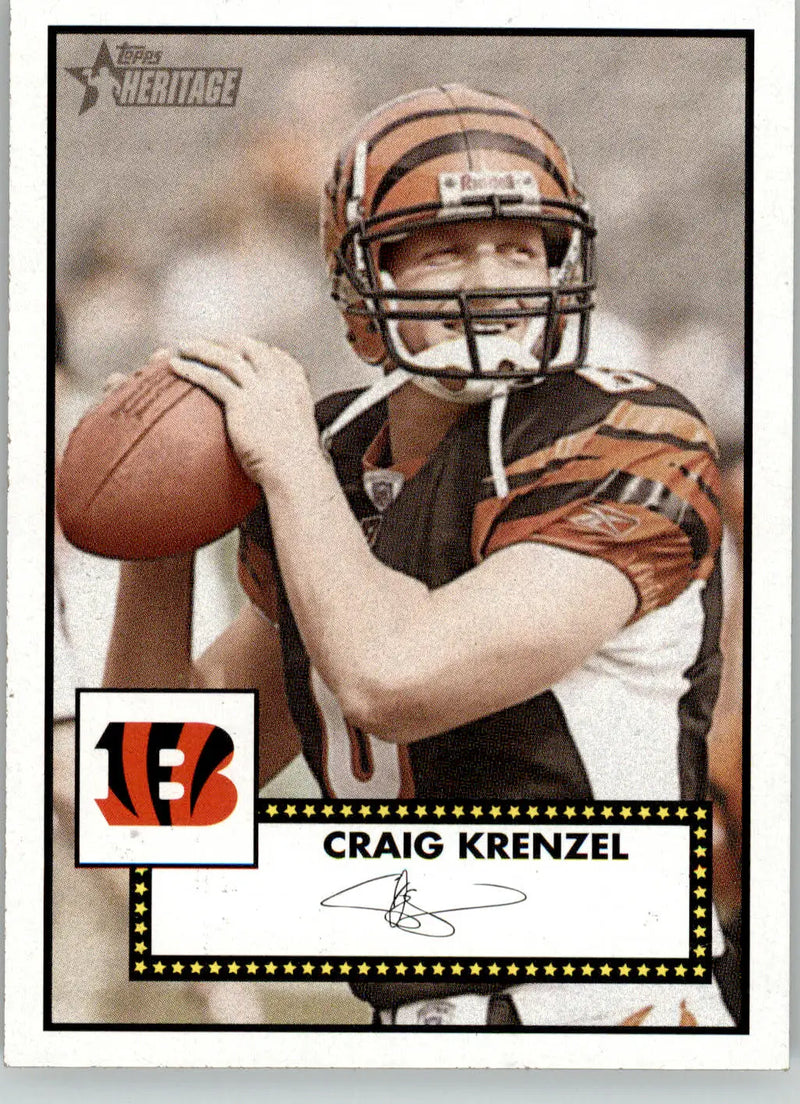 Craig Krenzel - 2006 Topps Heritage - #19 - Black Backs Football - Football Card Single