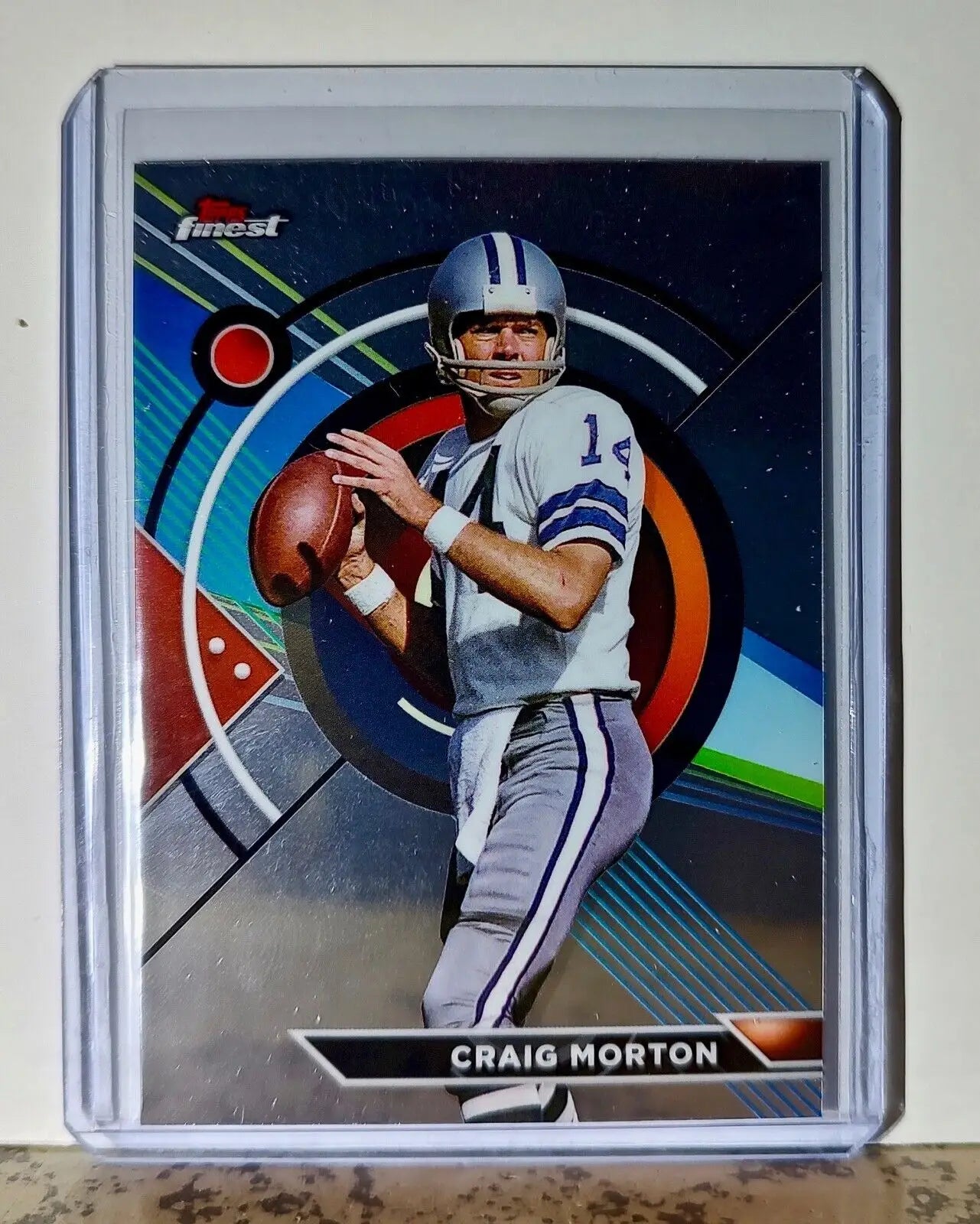 Craig Morton 2023 Topps Finest NFL #182 Football Card Denver Broncos