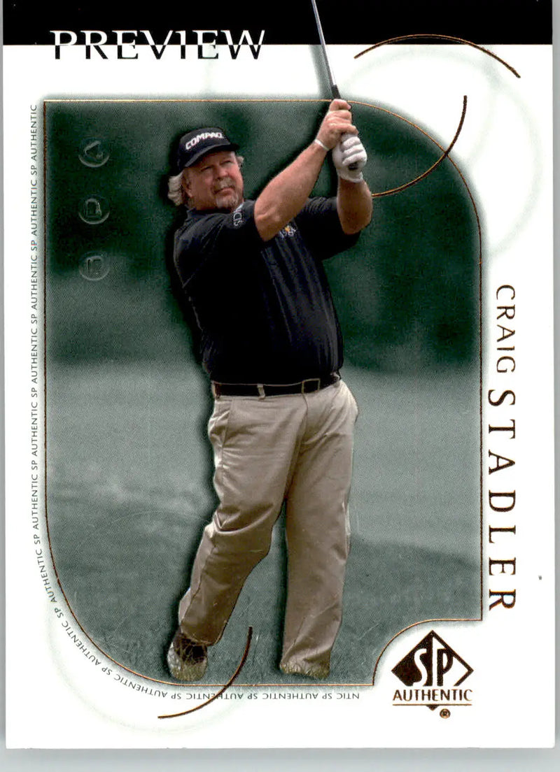 Craig Stadler - 2001 Upper Deck - #10 - SP Authentic Preview Golf - Golf Card Single