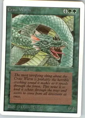 Craw Wurm - Unlimited Edition - LP - Magic Card Single