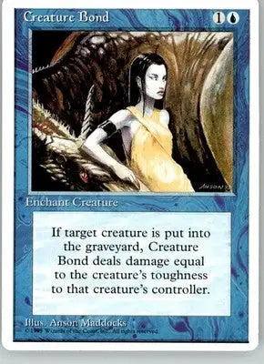 Creature Bond - Fourth Edition ALTERNATE - MP Magic: The Gathering - Magic Card Single