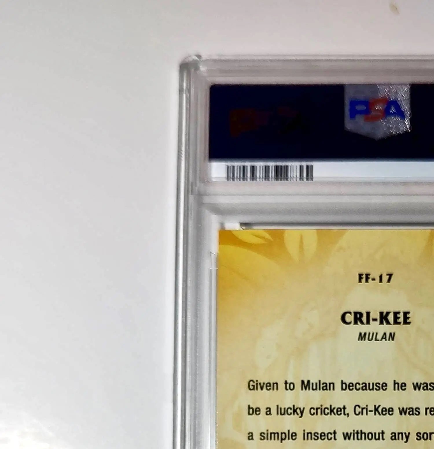 Cri-Kee 2025 Topps Disney #FF-17 Furry Friends Card Mulan PSA 9 - Non-Sports Card Single