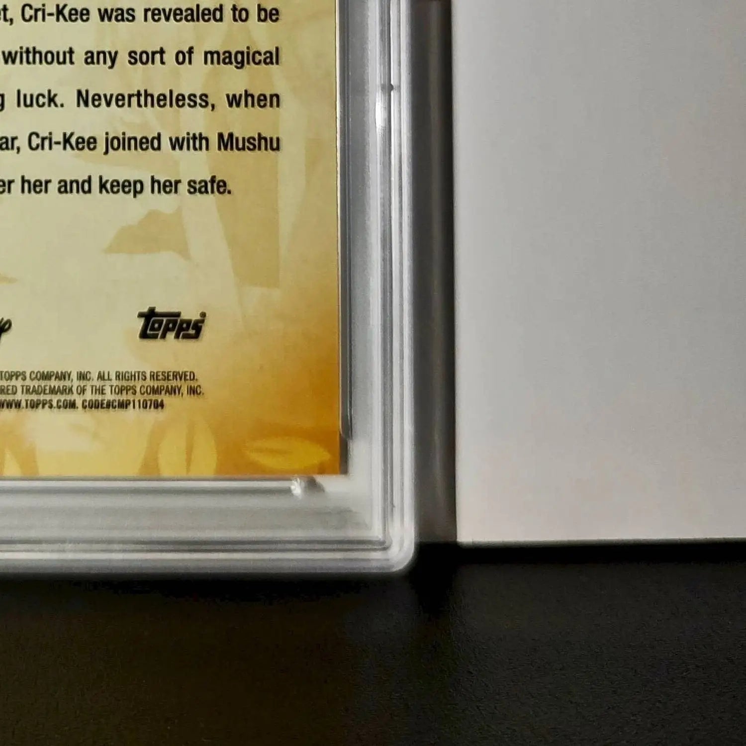 Cri-Kee 2025 Topps Disney #FF-17 Furry Friends Card Mulan PSA 9 - Non-Sports Card Single