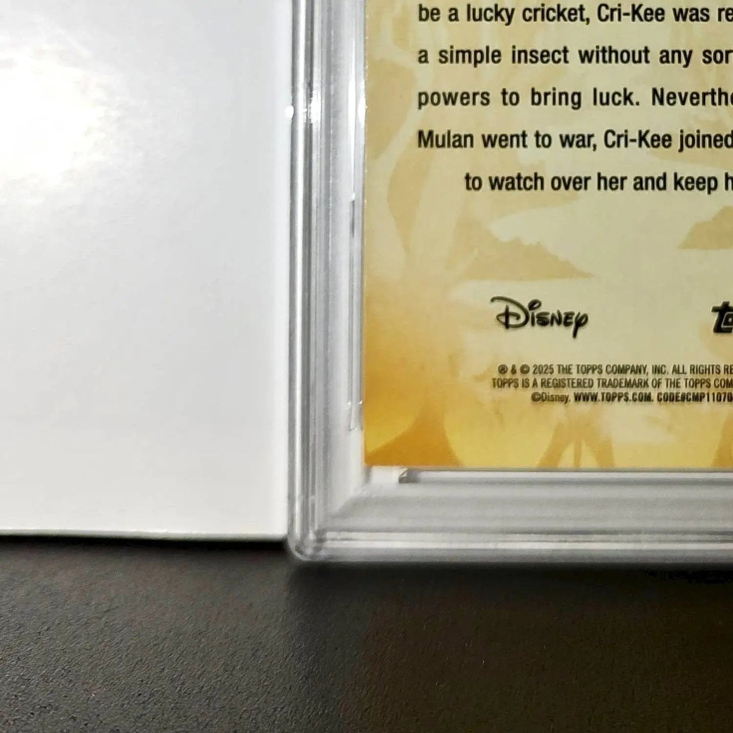 Cri-Kee 2025 Topps Disney #FF-17 Furry Friends Card Mulan PSA 9 - Non-Sports Card Single