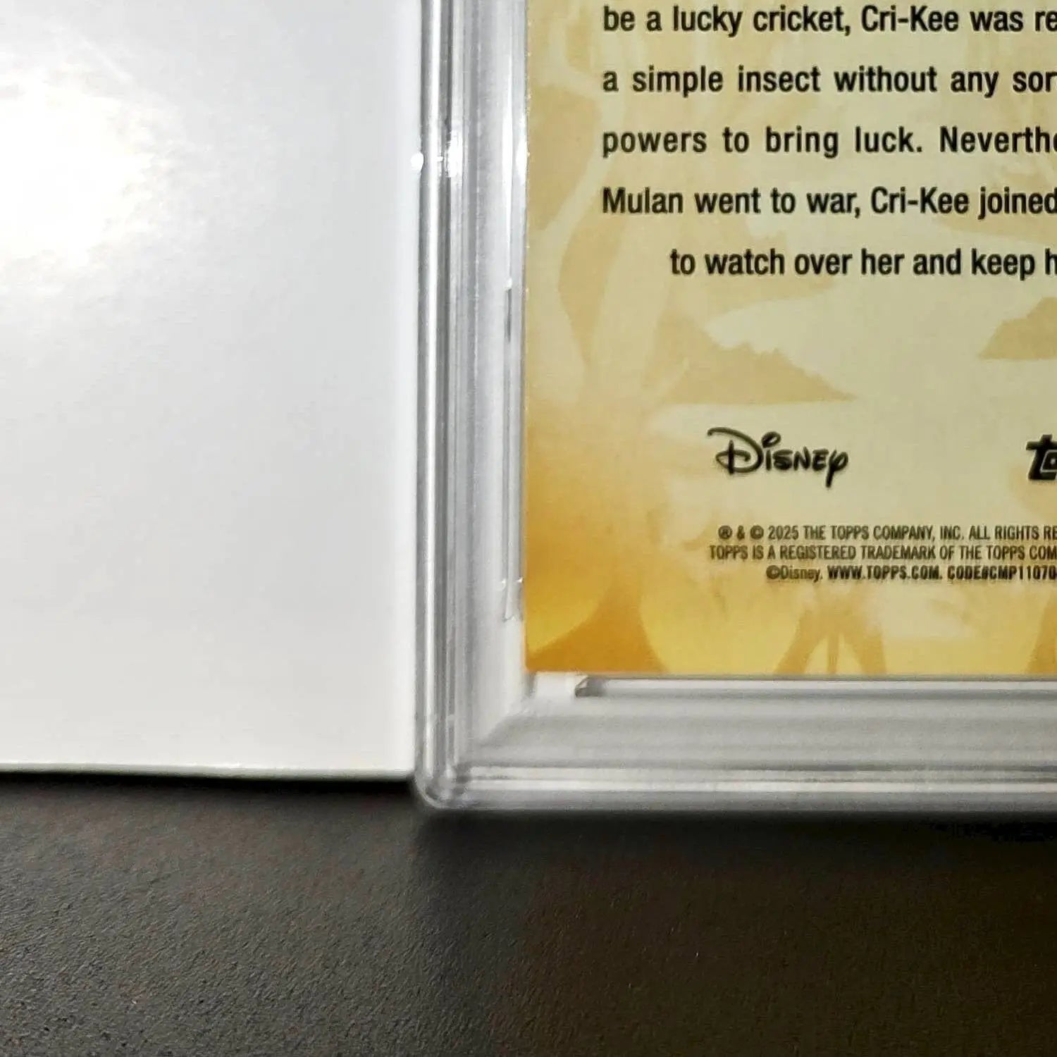 Cri-Kee 2025 Topps Disney #FF-17 Furry Friends Card Mulan PSA 9 - Non-Sports Card Single