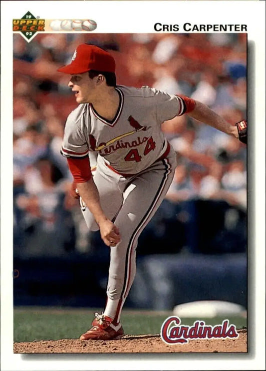 Cris Carpenter 1992 Upper Deck MLB #686 Baseball Card St. Louis Cardinals - Baseball Card Single