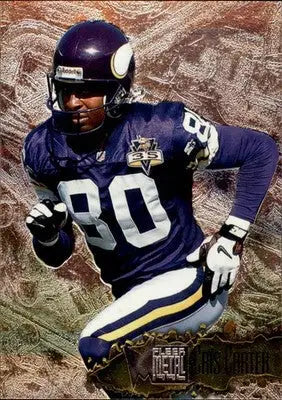 Cris Carter - 1996 Fleer Metal - #68 - Football - Football Card Single