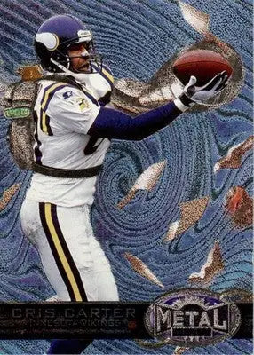 Cris Carter - 1997 Metal Universe - #143 - Football - Football Card Single
