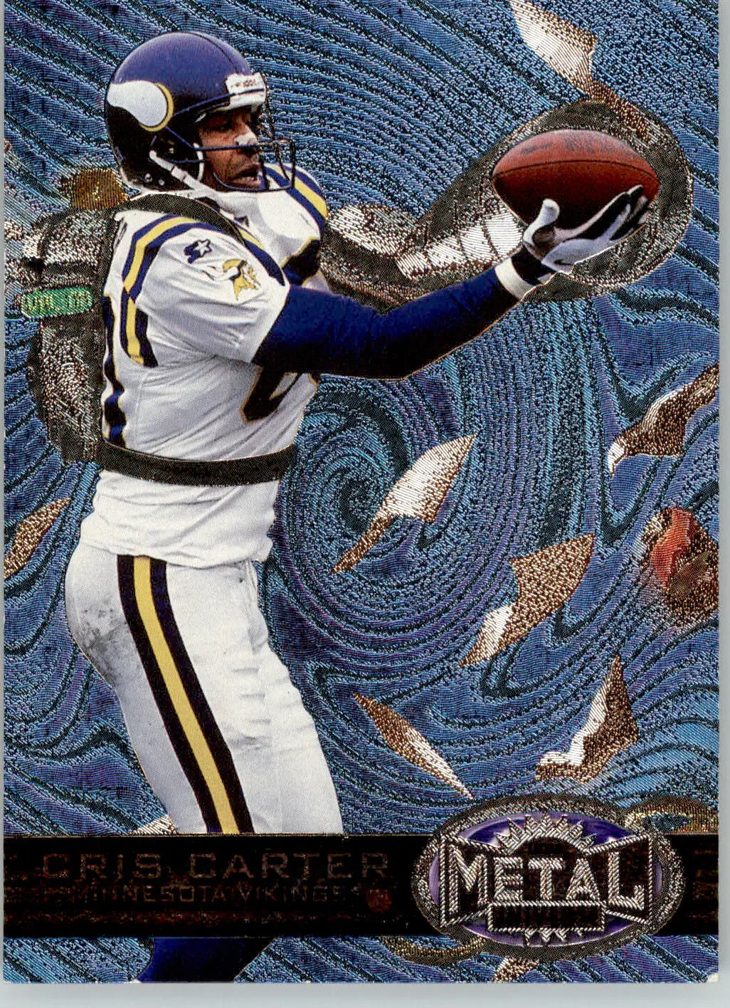 Cris Carter - 1997 Metal Universe - #143 - Football - Football Card Single