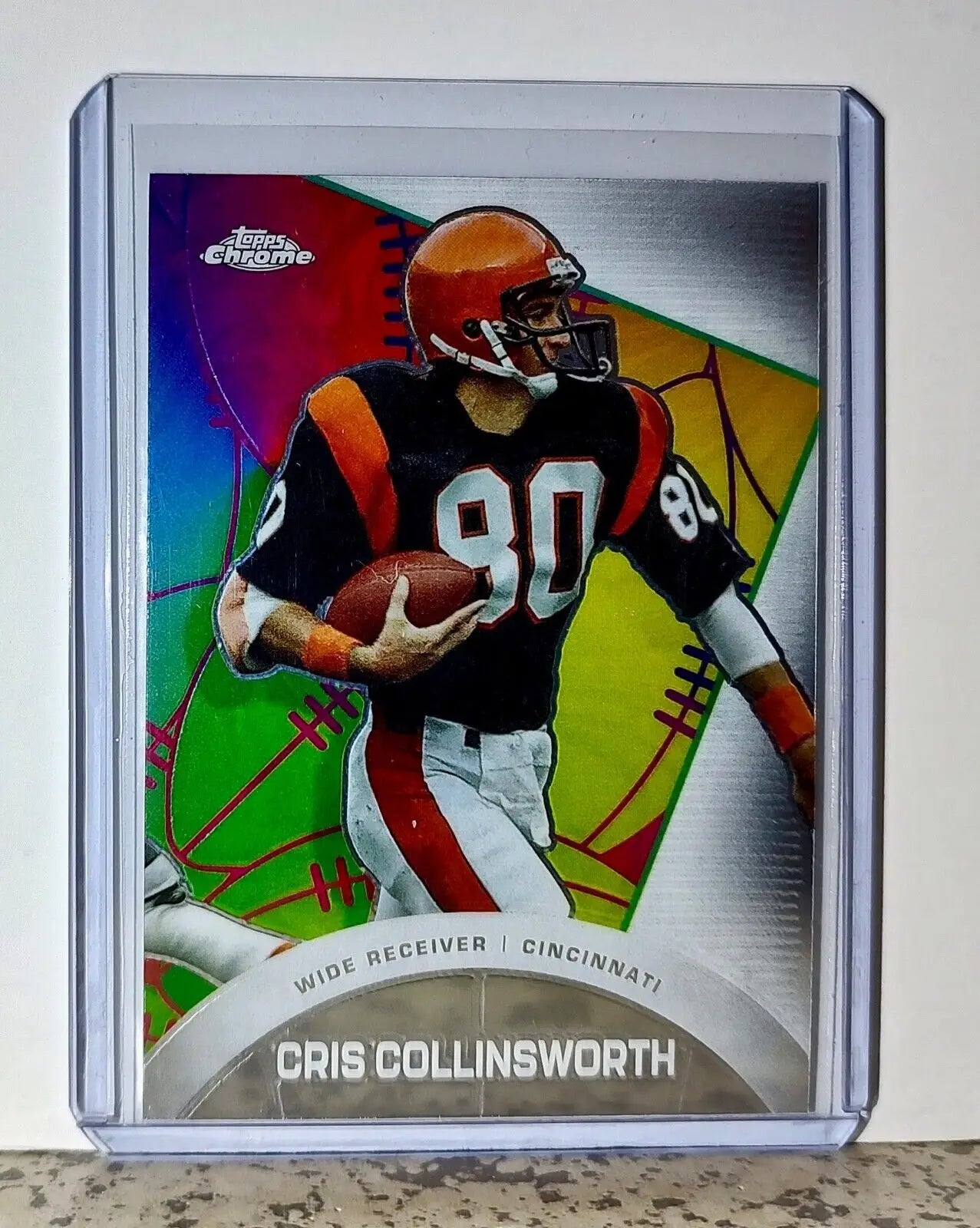 Cris Collinsworth 2023 Topps Chrome ALL-ETCH NFL CAE-12 Card Cincinnati Bengals