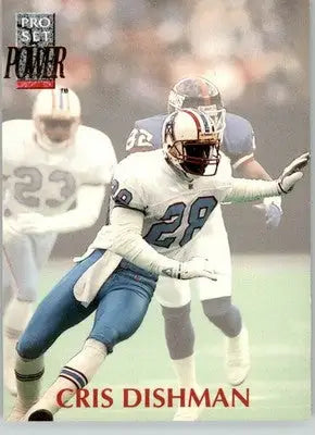 Cris Dishman - 1992 Pro Set Power - #128 - Football - Football Card Single