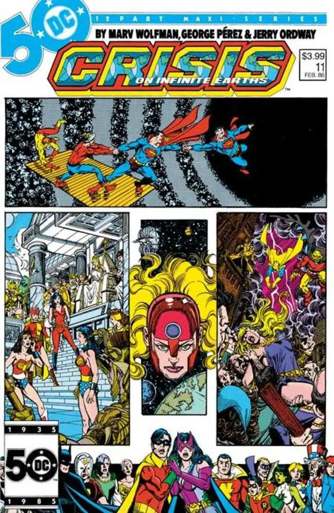 Crisis On Infinite Earths #11 Facsimile Edition Cover A George Perez - Comic Book