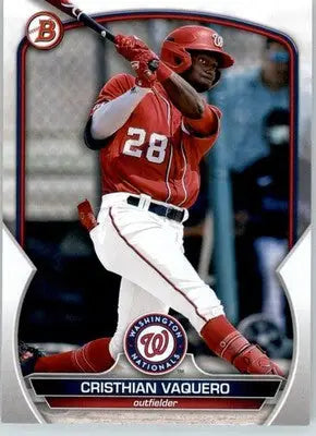Cristhian Vaquero - 2023 Bowman Draft - #BD-27 - Baseball - Baseball Card Single