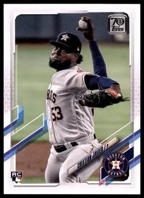 Cristian Javier Rookie 2021 Topps #183 Houston Astros - Baseball Card Single