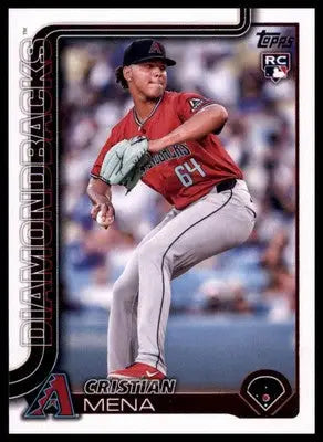 Cristian Mena Rookie 2025 Topps #120 Arizona Diamondbacks - Baseball Card Single