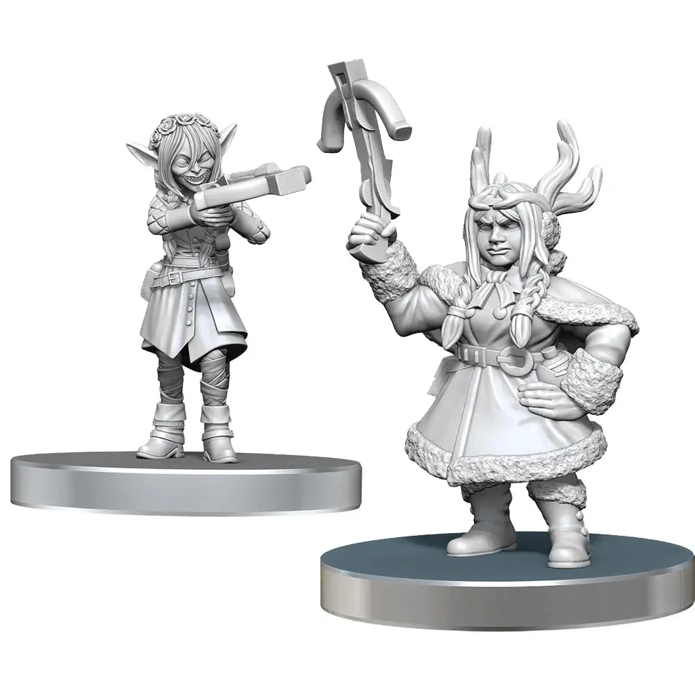 Critical Role Miniatures - Unpainted: Veth Brenatto & Nott the Brave - Collectibles
