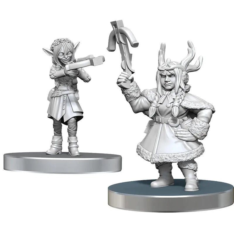 Critical Role Miniatures - Unpainted: Veth Brenatto & Nott the Brave - Collectibles