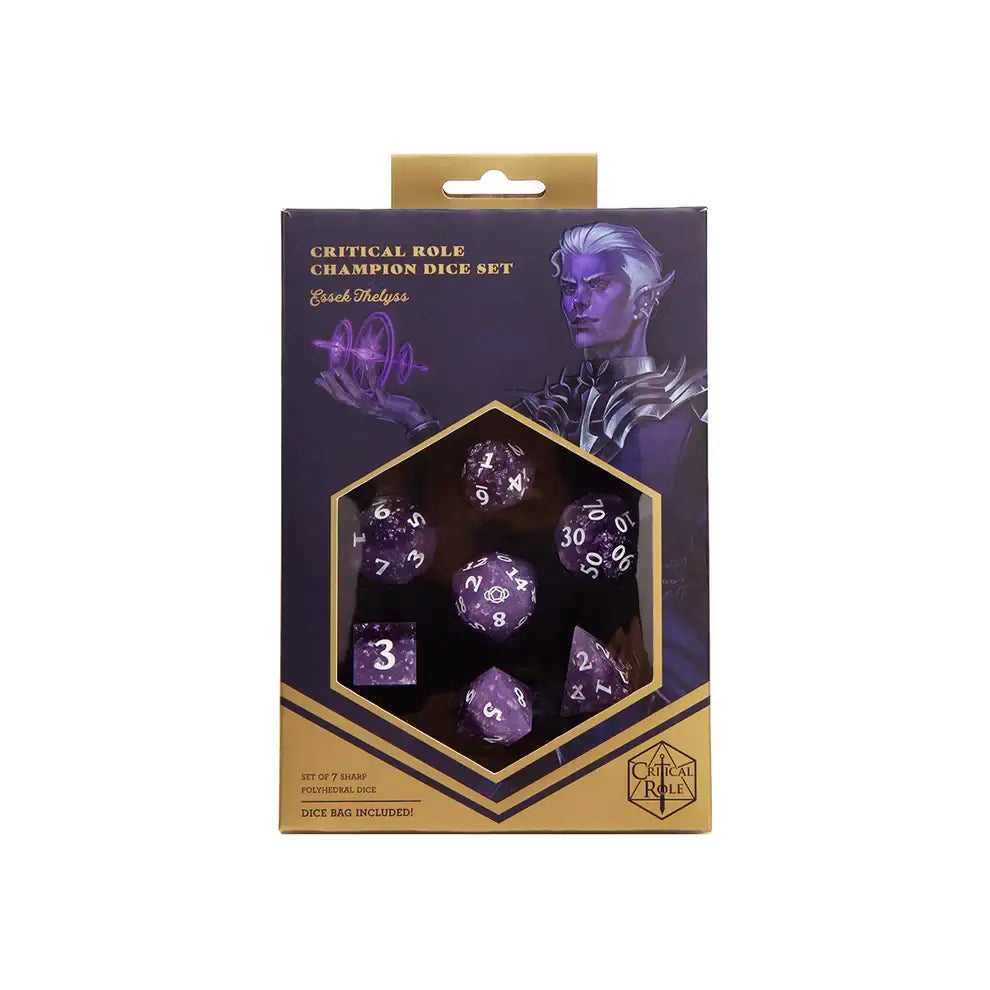 Critical Role RPG Dice Set: Essek Thelyss - Gaming Supplies - Dice